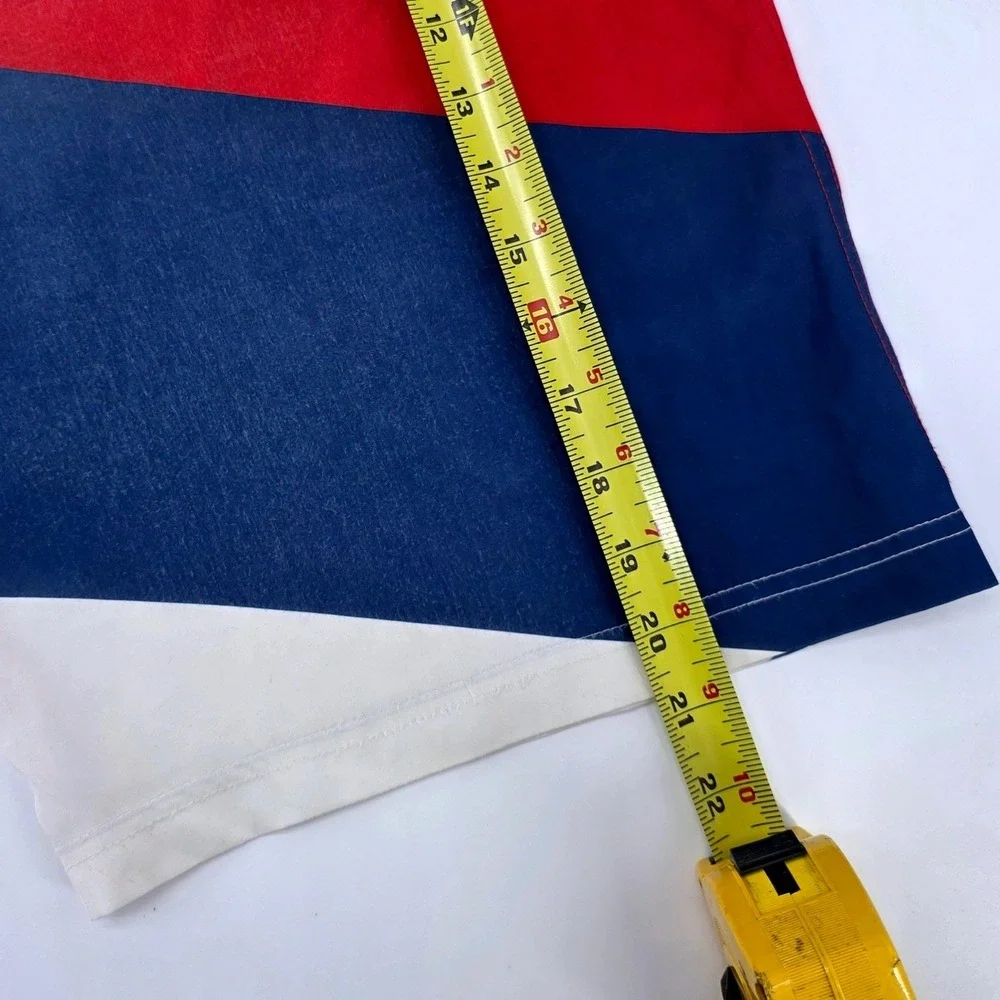 MLB Chicago Cubs Men‎ Board Shorts Red Navy Blue White Swim Trunks Size 34